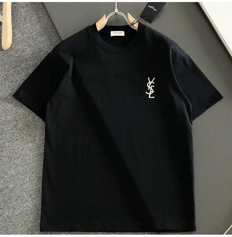 SAINT LAURENT-041111 생로랑 2026SS 남녀공용 크루넥 티셔츠(2컬러)