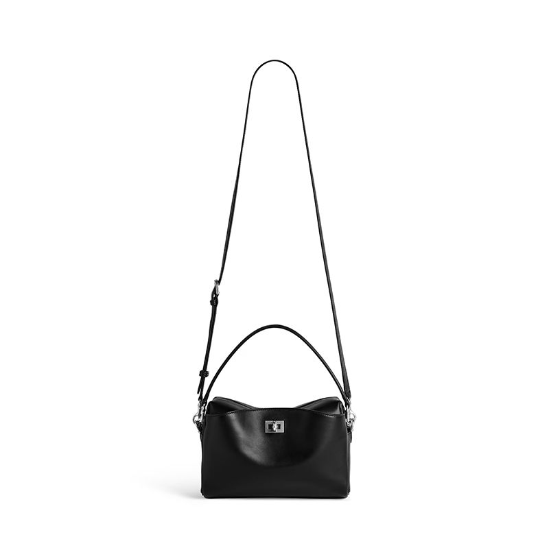 [스페셜오더]BALENCIAGA-8455912 발렌시아가 블랙 스무드 카프스킨 로데오 카메라백
