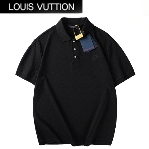 LOUIS VUITTON-050610 루이비통 블랙 다미에 폴로 티셔츠 남성용