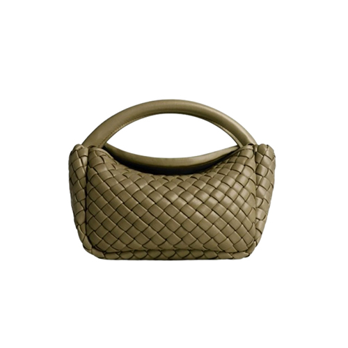 [스페셜오더]BOTTEGA VENETA-805739 보테가 베네타 카키 스몰 코블 탑 핸들 백