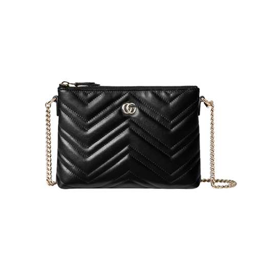 [스페셜오더]GUCCI-837742 1000 구찌 블랙 GG 마몽 체인 포쉐뜨