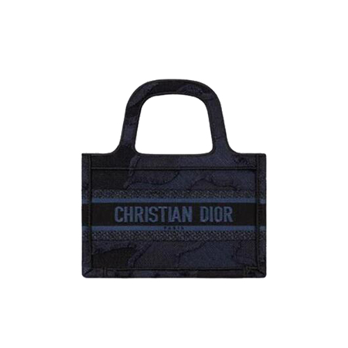 [스페셜오더]DIOR-M1271 디올 블루 카모플라쥬 자수 캔버스 DIOR BOOK TOTE 백