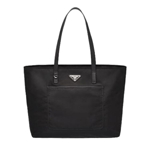 PRADA-1BG052 프라다 나일론 페브릭 블랙 토트 백 