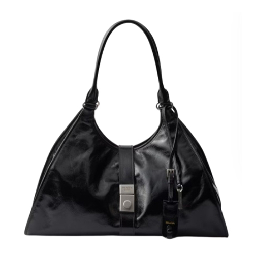 [스페셜오더]PRADA-1BG570 프라다 블랙 라지 가죽 토트백