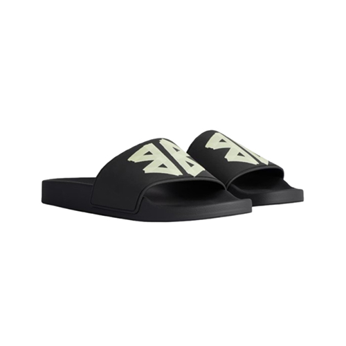 BALENCIAGA-689031 발렌시아가 블랙 풀 슬라이드 샌들 남여공용