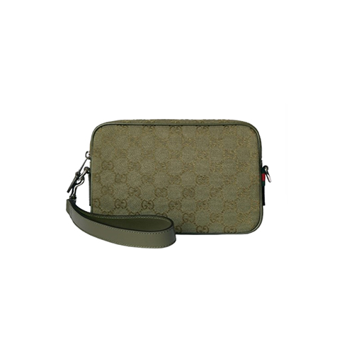 [스페셜오더]GUCCI-834802 3242 구찌 그린 GG 캔버스 스몰 크로스백, 파우치백 겸용