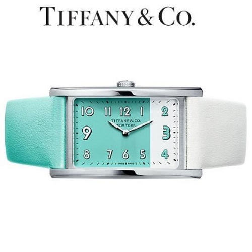 [스페셜오더]Tiffany&Co-티파니 이스트 웨스트 쿼츠 스틸 2핸드 여성시계 37mm