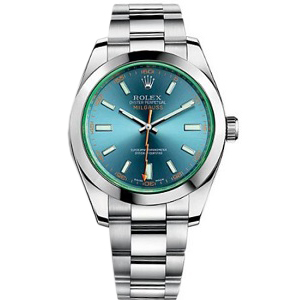 ★[AR팩토리][스페셜오더]ROLEX-롤렉스 오이스터 퍼페츄얼 스틸 Milgauss 밀가우스 블루 다이얼 40mm 