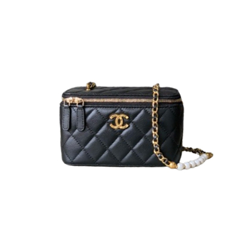 [스페셜오더]CHANEL-04249 샤넬 블랙 캐비어 가죽 바티니 케이스