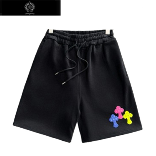 CHROMEHEARTS-071411 크롬하츠 블랙 십자가 패치 장식 스웨트쇼츠 남성용