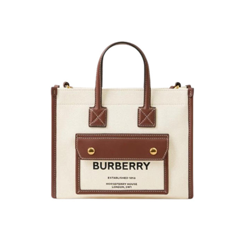 [스페셜오더]BURBERRY-80441431 버버리 내추럴 미니 프레야 토트