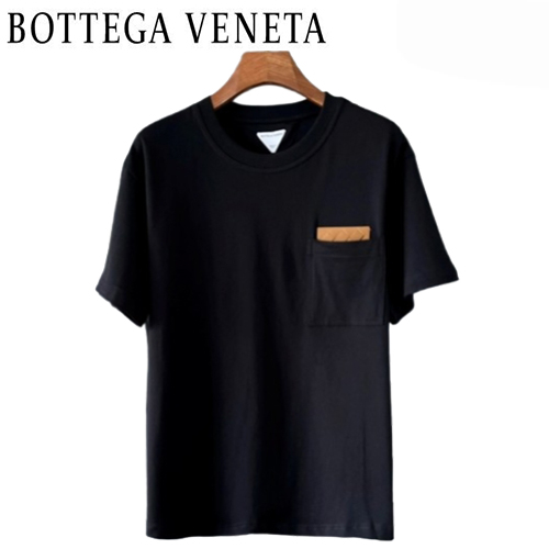 BOTTEGA VENETA-06038 보테가 베네타 블랙 코튼 티셔츠 남성용