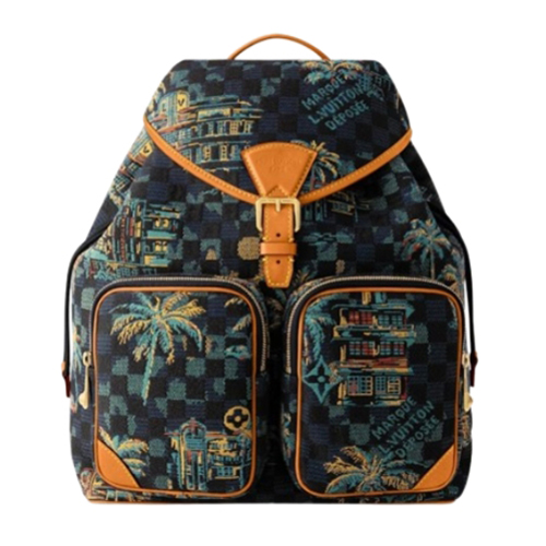 [스페셜오더]LOUIS VUITTON-N40755 루이비통 블루 다미에 팜 트리 몽수리 카고 백팩