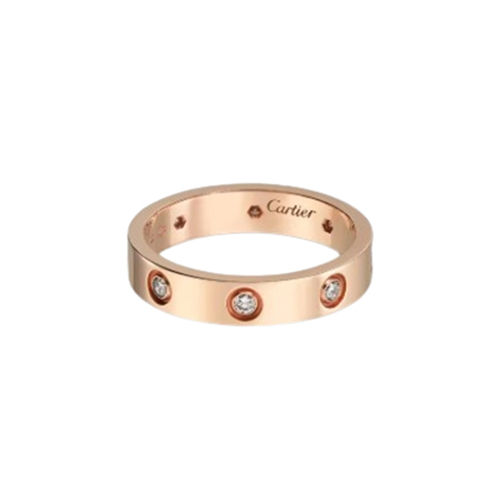 [스페셜오더]Cartier-B4050800 까르띠에 로즈 골드 6다이아몬드 스몰 LOVE 링
