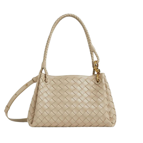 [스페셜오더]BOTTEGA VENETA-835921 보테가 베네타 에크루 양가죽 파라슈트 미디엄