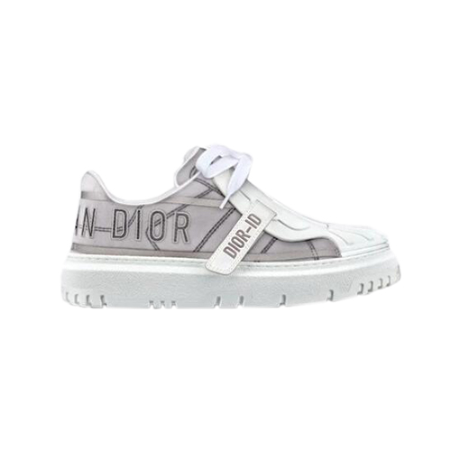 DIOR-KCK309 디올 그레이 리플렉티브 테크니컬 패브릭 DIOR-ID 스니커즈 여성용