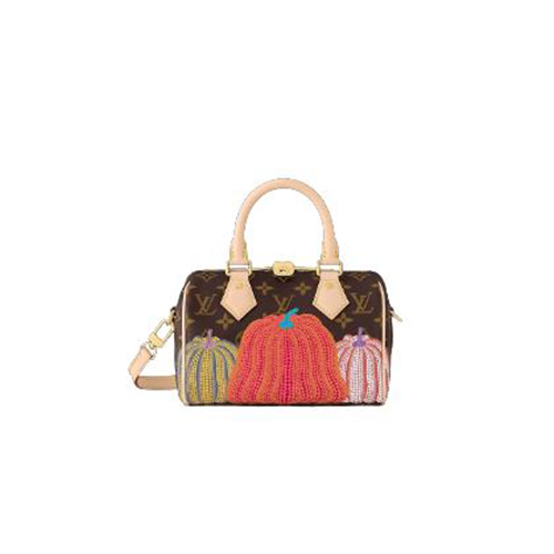 [스페셜오더]LOUIS VUITTON-M46469 루이비통 모노그램 펌킨 프린트 LV x YK 스피디 반둘리에 20
