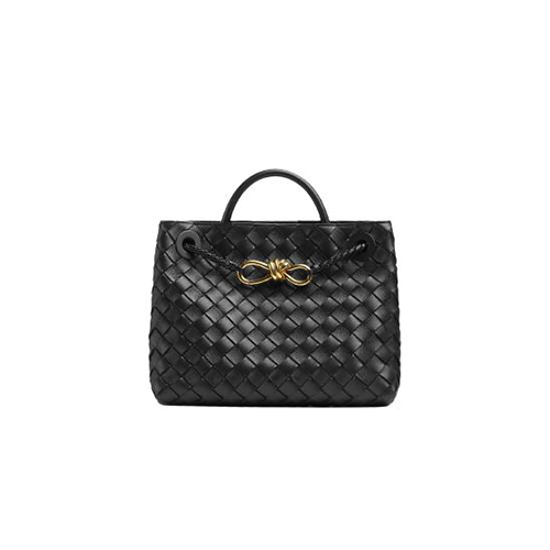 [스페셜오더]BOTTEGA VENETA-743568 보테가 베네타 블랙 안디아모 스몰 탑 핸들 백 25CM(766014 동일제품)