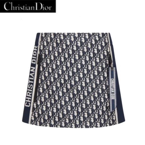 DIOR-031715 디올 블랙 Dior Oblique 스커트 여성용
