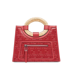 [스페셜오더]FENDI-8BH353 펜디 레드 FF 송아지 가죽 스몰 런어웨이 쇼퍼백