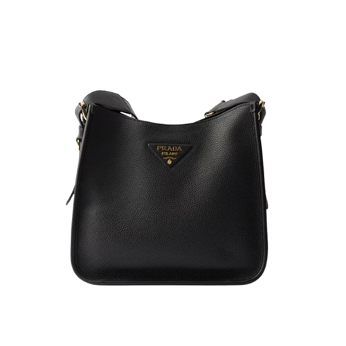 [스페셜오더]PRADA-1BC073 프라다 블랙 송아지 가죽 미디엄 백