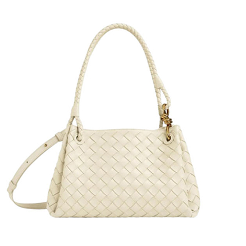 [스페셜오더]BOTTEGA VENETA-835921 보테가 베네타 화이트 양가죽 파라슈트 미디엄