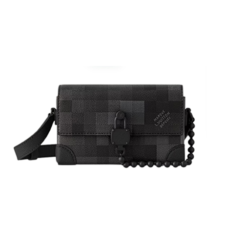 [스페셜오더]LOUIS VUITTON-M14923 루이비통 블랙 다모플라주 스티머 웨어러블 월릿