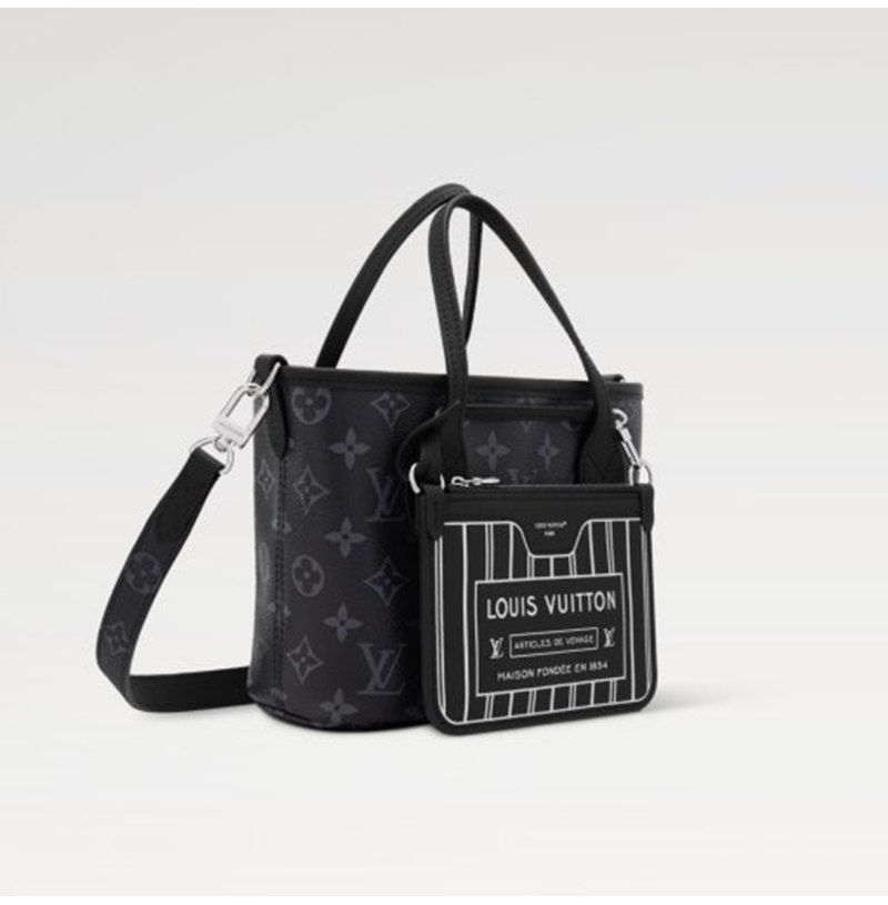 [스페셜오더]LOUIS VUITTON-M51210 루이비통 네버풀 반둘리에 인사이드 아웃 BB 블랙 (양면으로 사용가능)