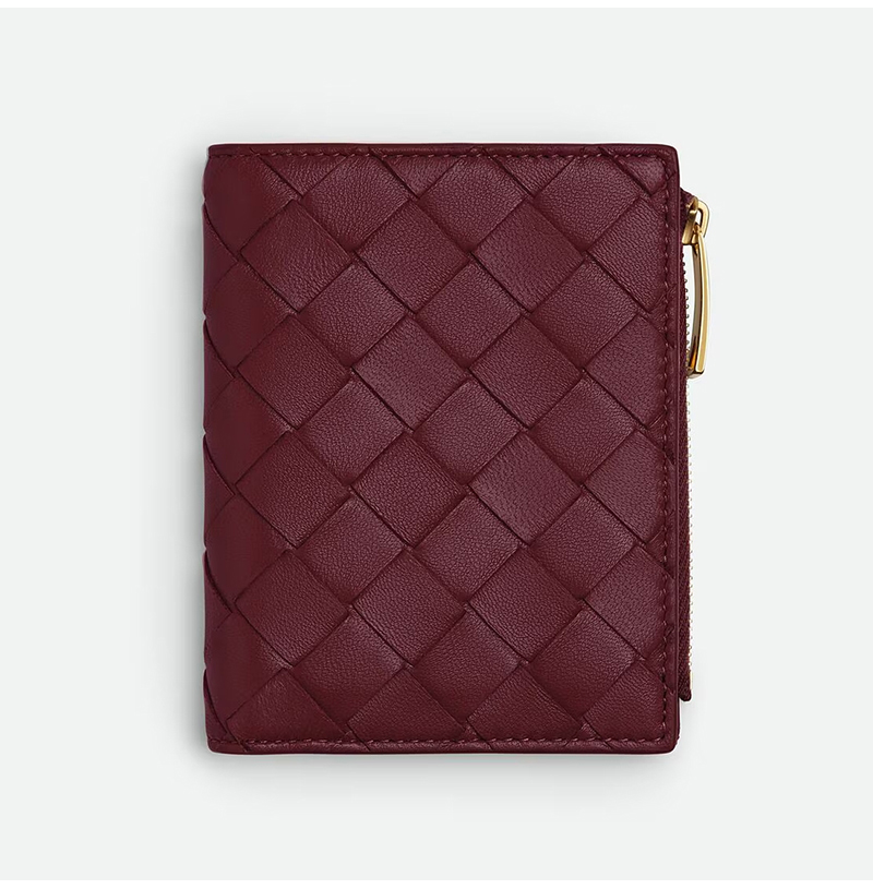 [스페셜오더]BOTTEGA VENETA-742330 보테가 베네타 스몰 인트레치아토 폴더형 지갑 바콜로