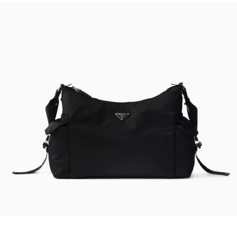 [스페셜오더]PRADA-2VH204 프라다 익스플로러 사이드 포켓 메신저 백 블랙