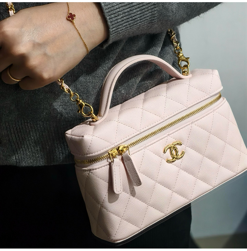 [스페셜오더]CHANEL-12182 샤넬 핑크 26S/S 신상 바니티 케이스