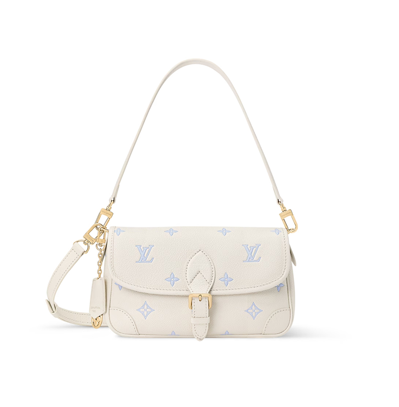 [스페셜오더]LOUIS VUITTON-M28504 루이비통 모노그램 앙프렝뜨 다이앤 밀키화이트&블루