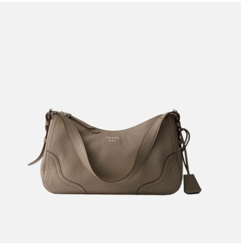 [스페셜오더]PRADA-1BC280 프라다 아이메 라지 가죽 숄더백 그레이