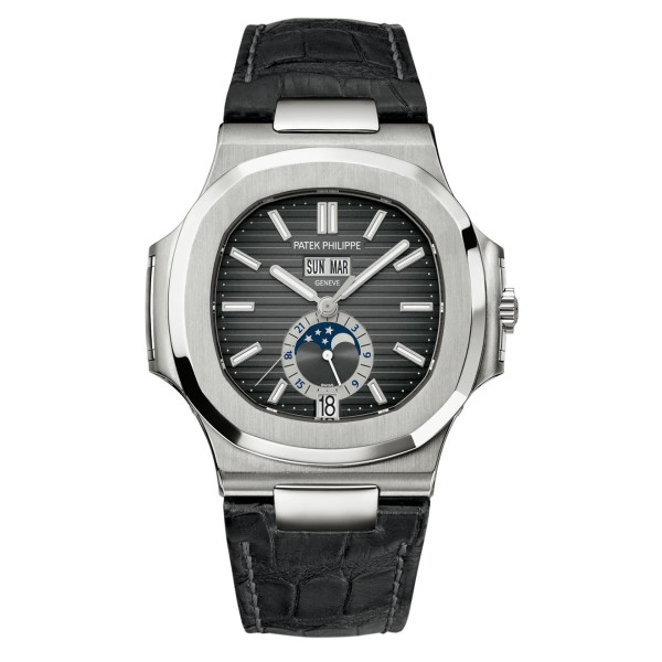 [3K][스페셜오더]Patek Philippe-노틸러스 애뉴얼칼린더 or 문페이스 블랙 40.5mm 1:1 Best Edition - 5726A-001