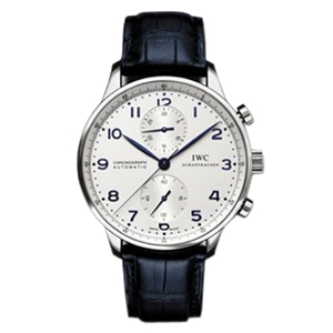 [ZF][스페셜오더]IWC-371480 아이더블유씨 포르투기저 크로노그래프 스틸 블루핸즈 워치 41mm 