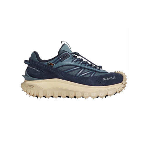MONCLER-K109A4 몽클레어 네이비 Trailgrip GTX 가죽 스니커즈 남성용