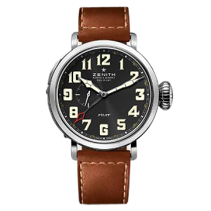 [스폐셜오더]ZENITH-제니스 헤리티지 파일럿 Type 20 GMT 블랙 다이얼 48mm 