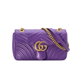 [스페셜오더]GUCCI-443497 5235 구찌 GG Marmont 퍼플 마틀라세 가죽 숄더 백