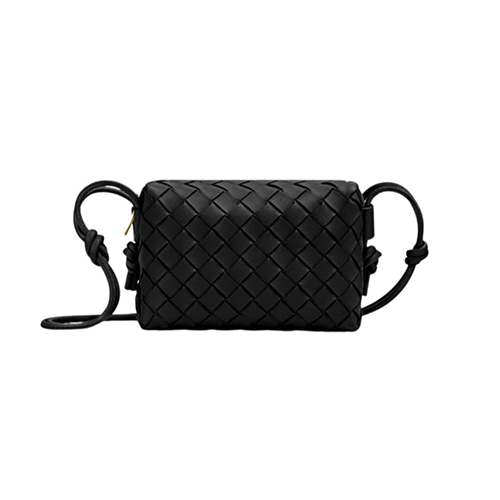[스페셜오더]BOTTEGA VENETA-680254 보테가 베네타 블랙 미니 루프 카메라 백