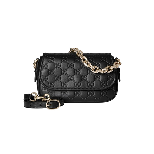 [스페셜오더]GUCCI-847448 1000 구찌 블랙 GG 엠블럼 스몰 숄더백