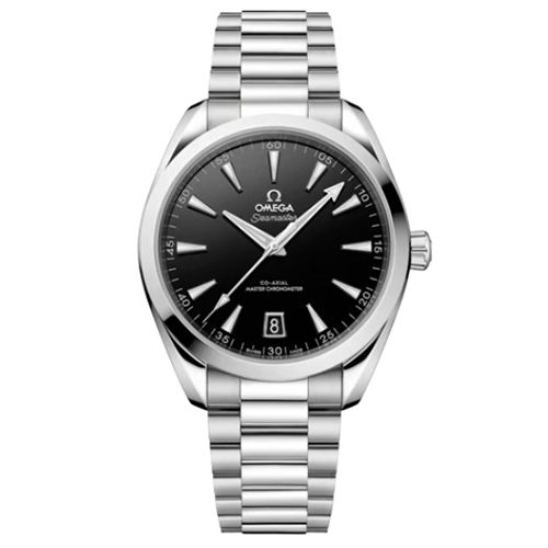 [스페셜오더]OMEGA-오메가 씨마스타 아쿠아 테라 마스터 코-액시얼 스틸 블랙다이얼 워치41.5mm