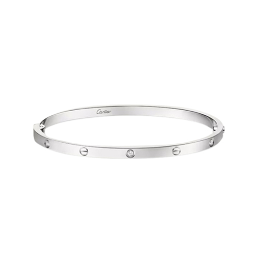 [스페셜오더]Cartier-B6079517 까르띠에 실버 6 다이아몬드 스몰 LOVE 브레이슬릿