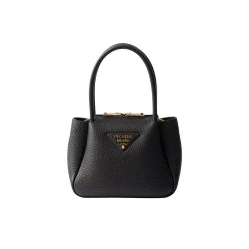 [스페셜오더]PRADA-1BA362 프라다 블랙 플루 가죽 미니 핸드백