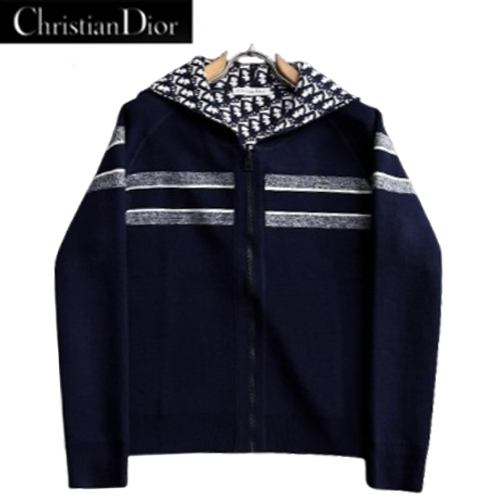DIOR-08053 디올 네이비 Dior Oblique 후드 재킷 남여공용