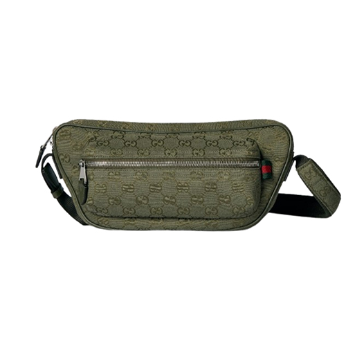 [스페셜오더]GUCCI-834462 3243 구찌 그린 GG 캔버스 라지 슬링백