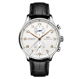 [ZF][스페셜오더]IWC-371480 아이더블유씨 포르투기저 크로노그래프 스틸 골드핸즈 워치 41mm