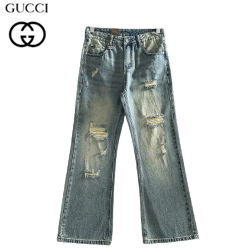 GUCCI-06265 구찌 블루 GG 로고 청바지 남성용