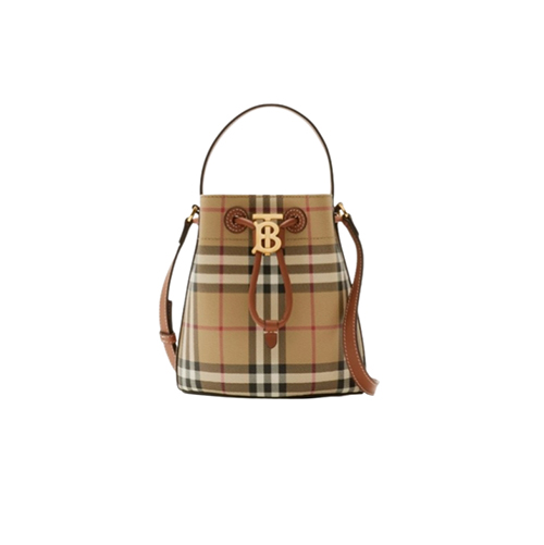 [스페셜오더]BURBERRY-80960401 버버리 베이지 미니 TB 버킷 백