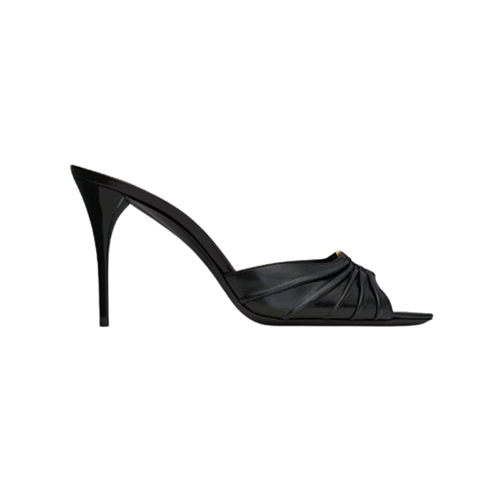 SAINT LAURENT-799606 생 로랑 블랙 babylone 뮬