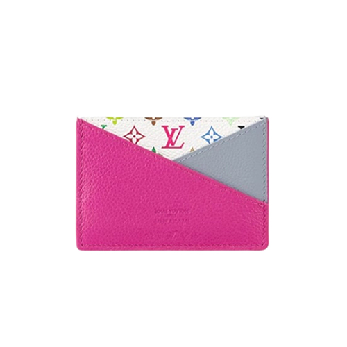 [스페셜오더]LOUIS VUITTON-M14091 루이비통 핫핑크 LV x TM 크리스크로스 카드 홀더